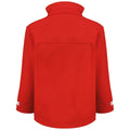 Red - Back - Result Childrens-Kids Classic Soft Shell Jacket