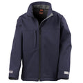 Navy - Front - Result Childrens-Kids Classic Soft Shell Jacket