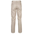 Stone - Back - Henbury Womens-Ladies Flat Fronted Trousers