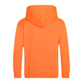 Electric Orange - Back - Awdis Childrens-Kids Electric Hoodie