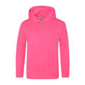 Electric Pink - Front - Awdis Childrens-Kids Electric Hoodie