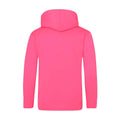 Electric Pink - Back - Awdis Childrens-Kids Electric Hoodie