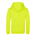 Electric Yellow - Back - Awdis Childrens-Kids Electric Hoodie