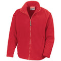 Red - Front - Result Mens Horizon Micro High Density Compact Fleece Jacket