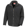 Black - Front - Result Mens Horizon Micro High Density Compact Fleece Jacket