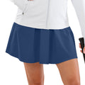 Navy - Back - Spiro Womens-Ladies Recycled Fitness Skort