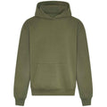 Earthy Green - Front - Awdis Unisex Adult Signature Heavyweight Hoodie