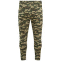 Green Camo - Back - Awdis Womens-Ladies Tapered Jogging Bottoms