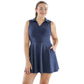 Navy - Side - Spiro Womens-Ladies Recycled Athletic Dress