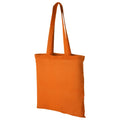 Orange - Front - Bullet Peru Cotton Tote