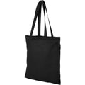 Solid Black - Back - Bullet Peru Cotton Tote