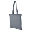 Grey - Front - Bullet Peru Cotton Tote