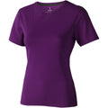 Plum - Front - Elevate Womens-Ladies Nanaimo Short Sleeve T-Shirt