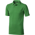 Fern Green - Front - Elevate Mens Calgary Short Sleeve Polo