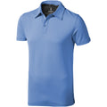 Light Blue - Front - Elevate Mens Markham Short Sleeve Polo