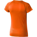 Orange - Back - Elevate Womens-Ladies Niagara Short Sleeve T-Shirt