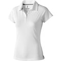 White - Front - Elevate Womens-Ladies Ottawa Short Sleeve Ladies Polo