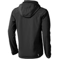 Anthracite - Back - Elevate Mens Langley Softshell Jacket