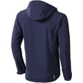 Navy - Back - Elevate Mens Langley Softshell Jacket