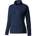 Navy - Front - Elevate Womens-Ladies Rixford Full Zip Polyfleece