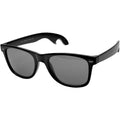 Solid Black - Front - Bullet Sun Ray Sunglasses With Bottle Opener