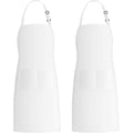 White - Side - Bullet Reeva Cotton Apron (Pack of 2)