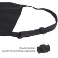 Solid Black - Side - Bullet Reeva Cotton Apron (Pack of 2)