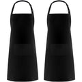 Solid Black - Pack Shot - Bullet Reeva Cotton Apron (Pack of 2)