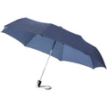 Navy - Front - Bullet 21.5in Alex 3-Section Auto Open And Close Umbrella (Pack Of 2)