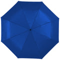 Royal Blue - Back - Bullet 21.5in Alex 3-Section Auto Open And Close Umbrella (Pack Of 2)