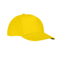 Yellow - Back - Bullet Unisex Hades 5 Panel Cap