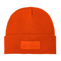 Orange - Front - Bullet Boreas Beanie With Patch