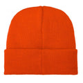 Orange - Back - Bullet Boreas Beanie With Patch