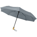 Grey - Front - Avenue Bo Foldable Auto Open Umbrella