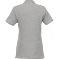 Heather Grey - Back - Elevate Womens-Ladies Helios Short Sleeve Polo Shirt