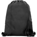 Solid Black - Lifestyle - Bullet Oriole Mesh Drawstring Bag