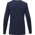 Navy - Back - Elevate Womens-Ladies Merrit Pullover