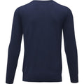 Navy - Back - Elevate Mens Merrit Pullover