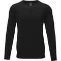 Solid Black - Front - Elevate Mens Merrit Pullover