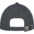 Storm Grey - Back - Elevate Unisex Adult Davis 6 Panel Cap