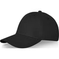 Solid Black - Lifestyle - Elevate Unisex Adult Davis 6 Panel Cap