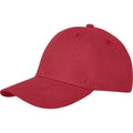 Red - Lifestyle - Elevate Unisex Adult Davis 6 Panel Cap