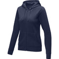 Navy - Side - Elevate Womens-Ladies Theron Hoodie