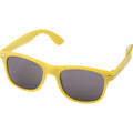 Yellow - Back - Bullet Sun Ray RPET Sunglasses