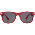 Red - Front - Bullet Sun Ray RPET Sunglasses