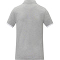 Heather Grey - Back - Elevate Womens-Ladies Morgan Short-Sleeved Polo Shirt