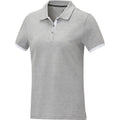 Heather Grey - Side - Elevate Womens-Ladies Morgan Short-Sleeved Polo Shirt