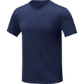 Navy - Side - Elevate Mens Kratos Cool Fit Short-Sleeved T-Shirt