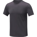 Storm Grey - Back - Elevate Mens Kratos Cool Fit Short-Sleeved T-Shirt