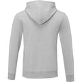 Heather Grey - Back - Elevate Mens Charon Hoodie